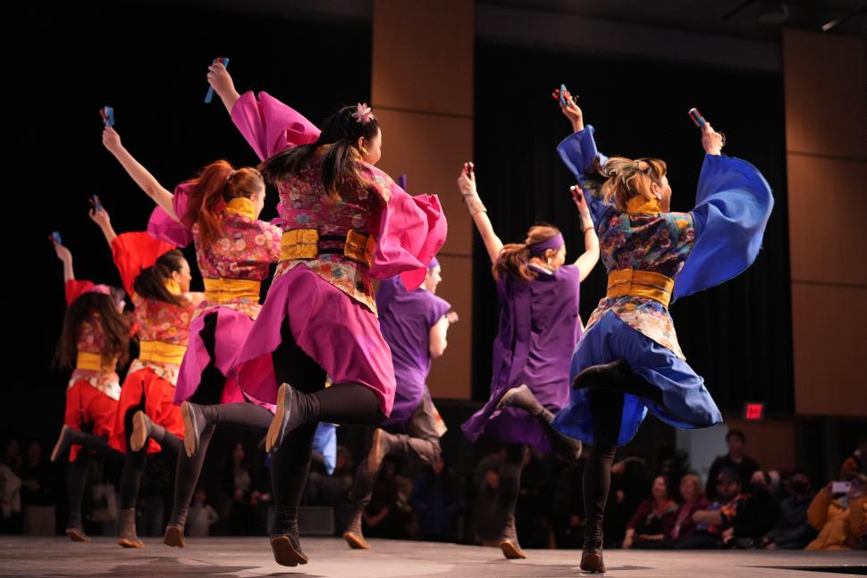 Sakuramai on stage at the JCCC in Toronto